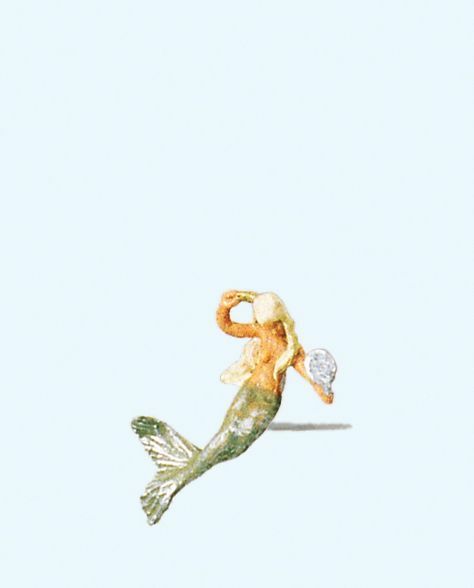 Preiser 29013 HO規 Mermaid with mirror 照鏡子的美人魚