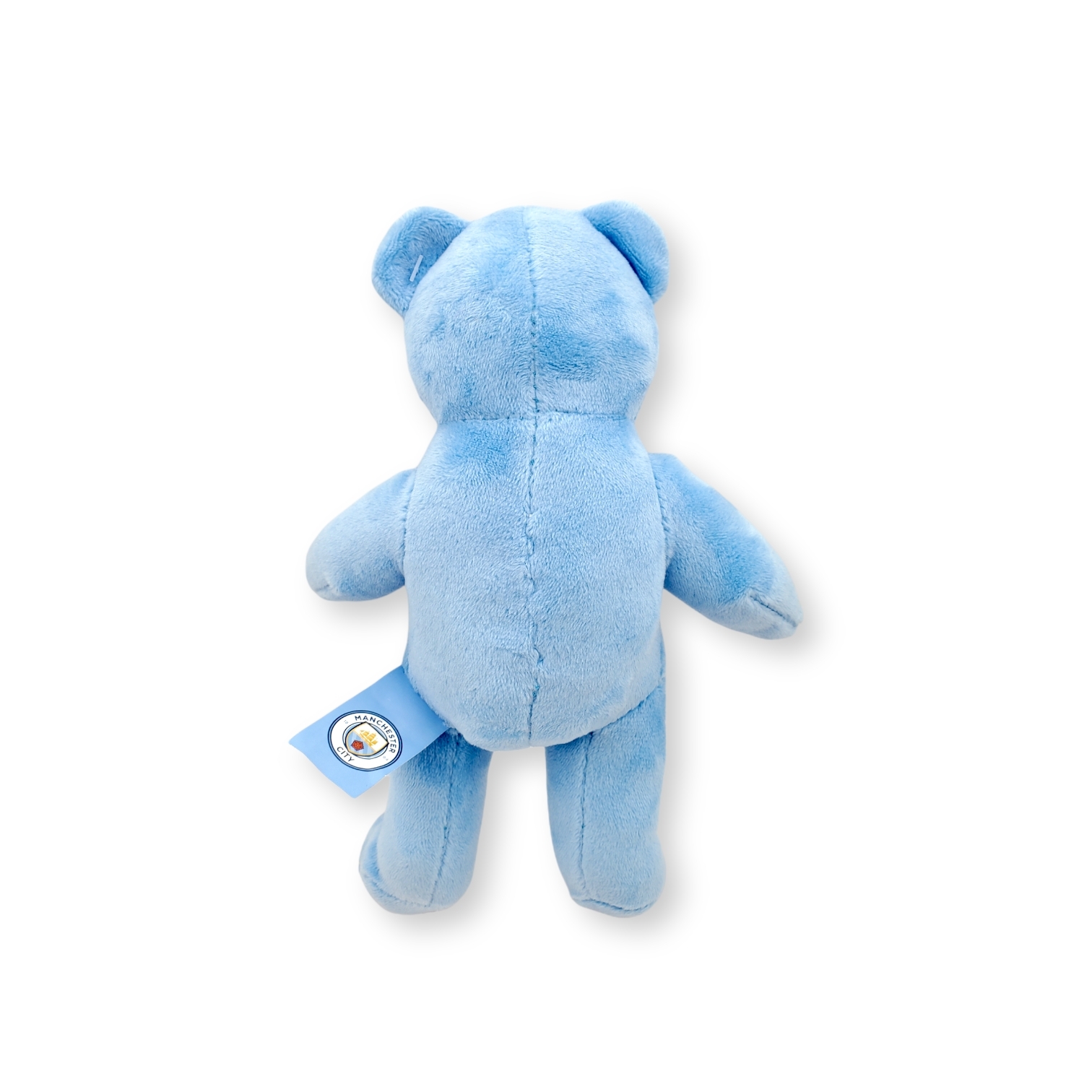 曼城淺藍色會徽小熊公仔
