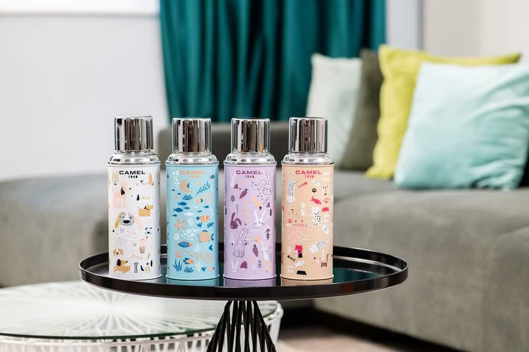 秋季駱駝牌新116系列Camel駱駝牌玻璃膽保溫壺450ml