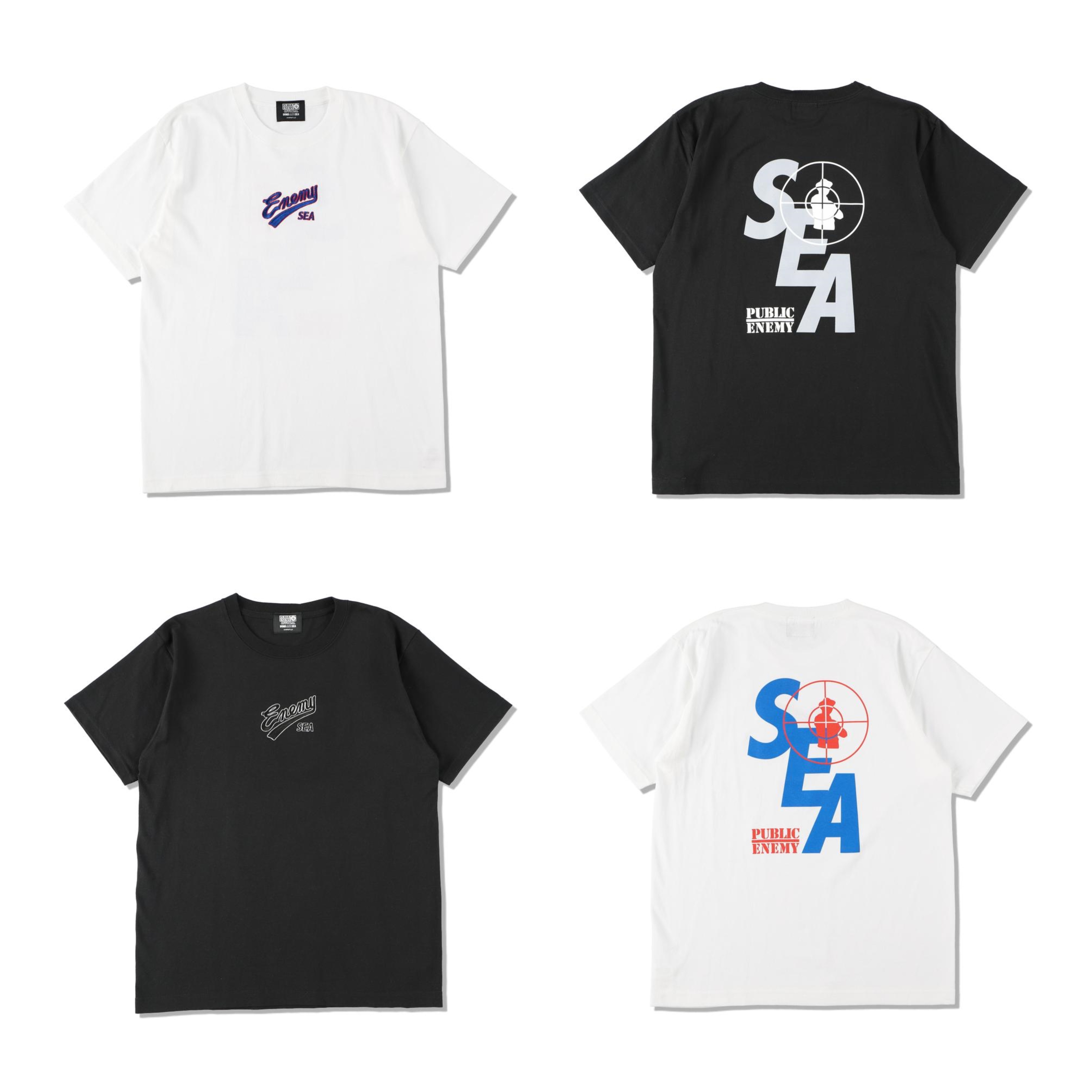 PUBLIC ENEMY X WDS -S_E_A- S/S TEE 白トップス - Tシャツ/カットソー ...