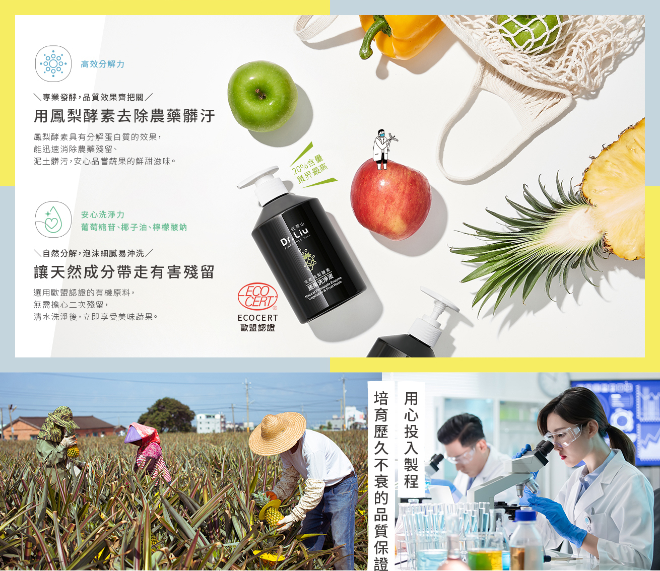 天然鳳梨酵素蔬果洗淨液 天然鳳梨酵素蔬果洗淨液