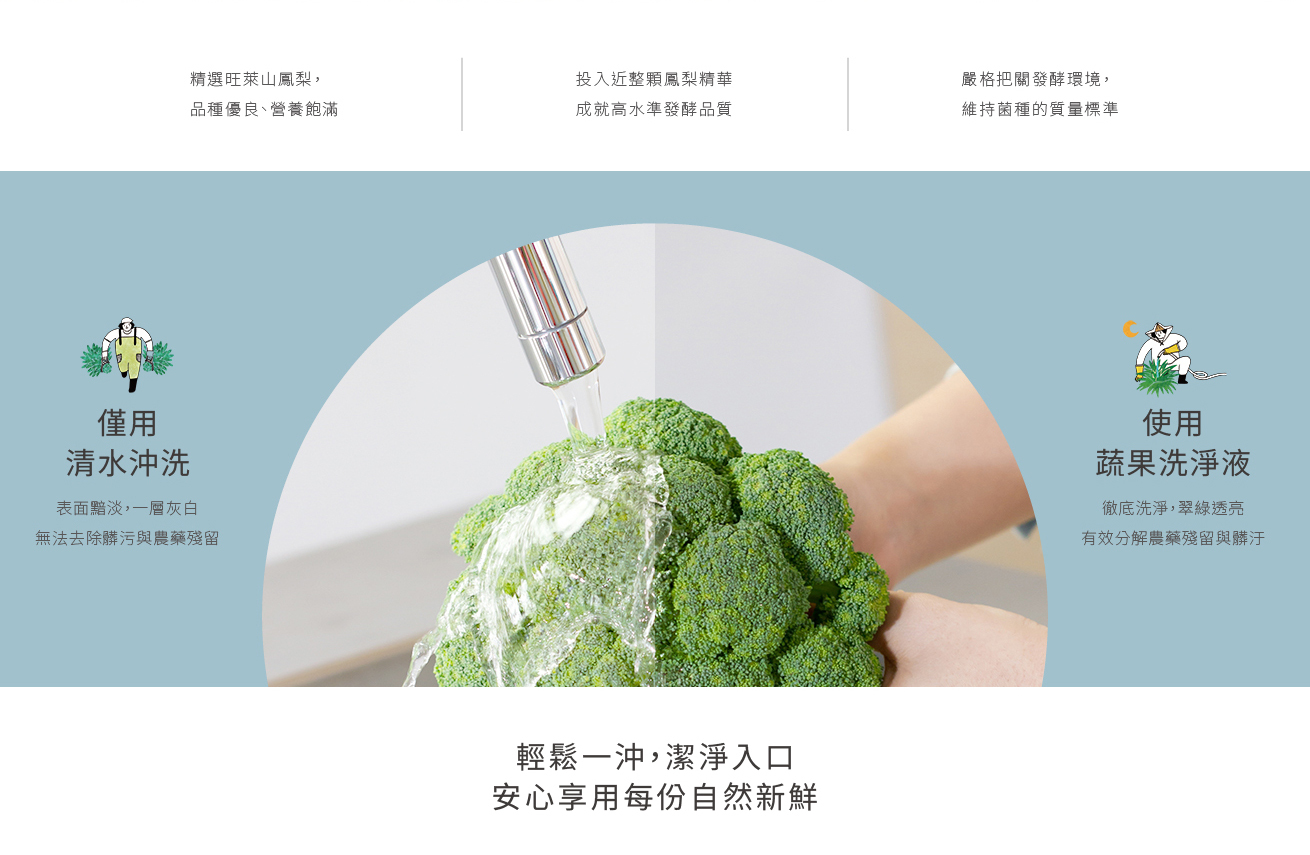 天然鳳梨酵素蔬果洗淨液 天然鳳梨酵素蔬果洗淨液