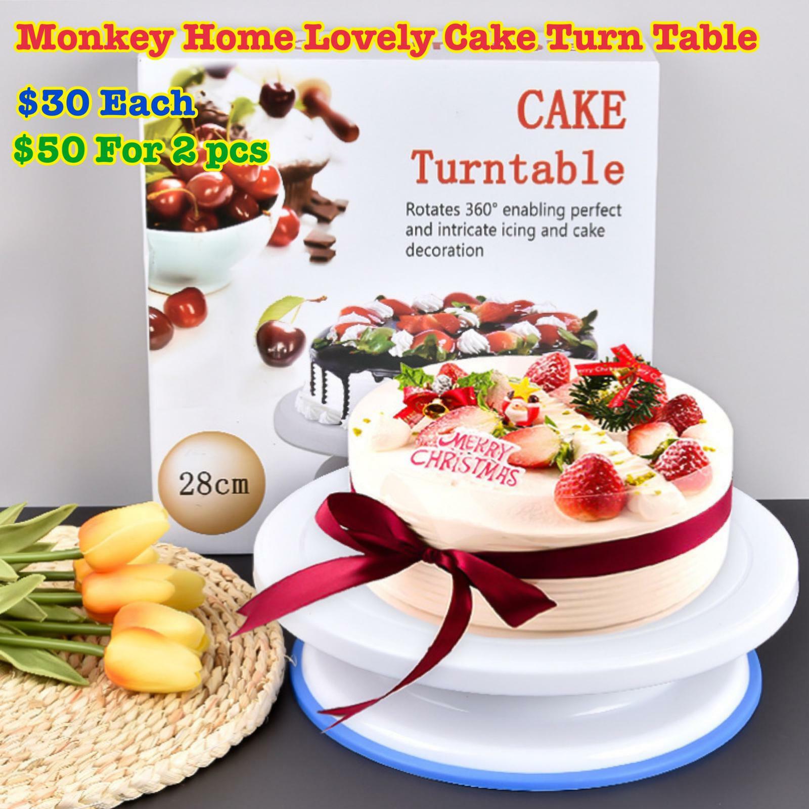Monkey Home Lovely Cake Turn Table