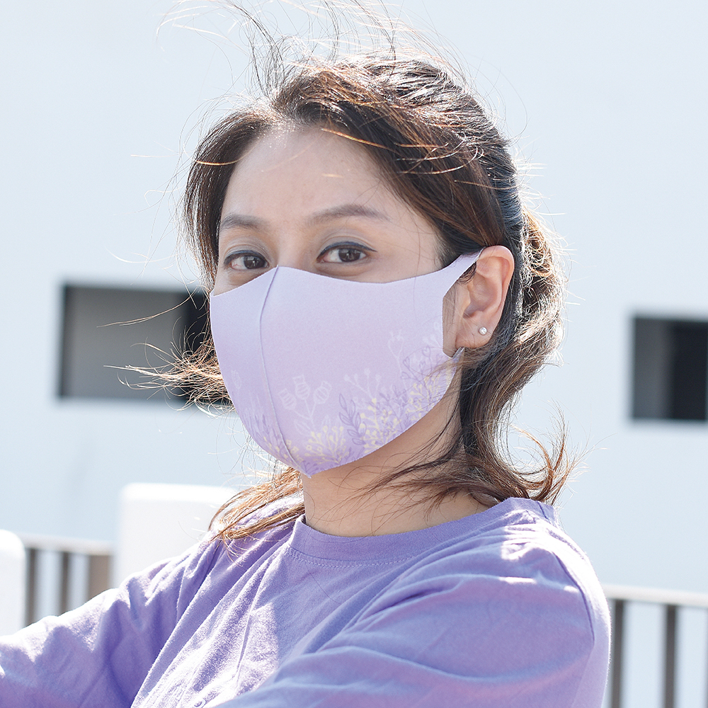 ｜浪漫花叢｜舒適美-3D立體透氣抗菌口罩