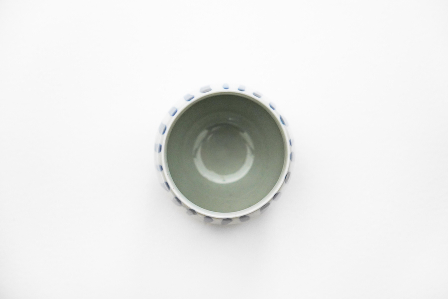 KIHARA-吳須染 杯 吳須十草