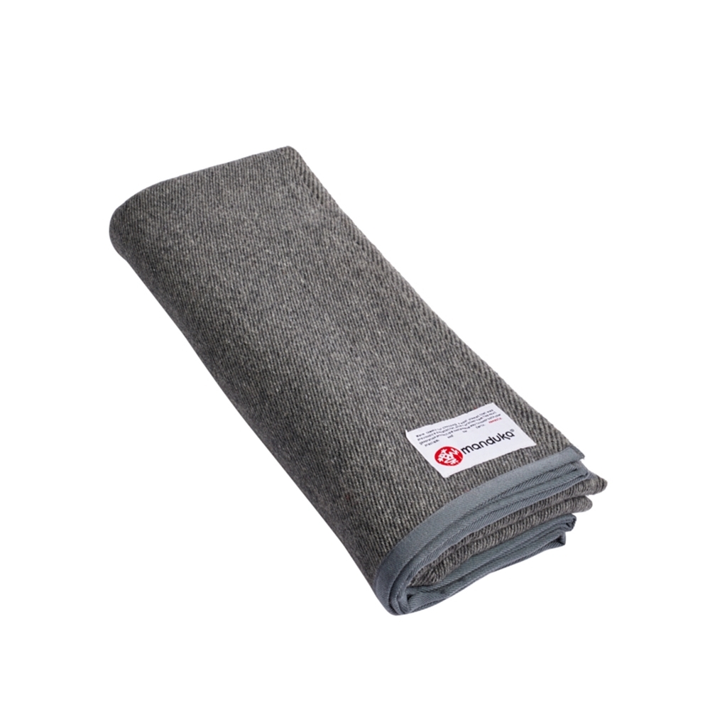 Manduka Recycled Wool Blanket Sediment