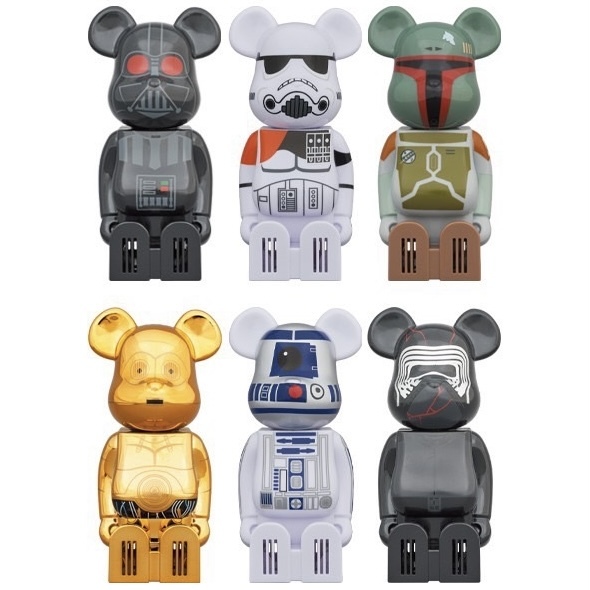 BE@RBRICK x 加護靈 庫柏力克熊 星際大戰系列