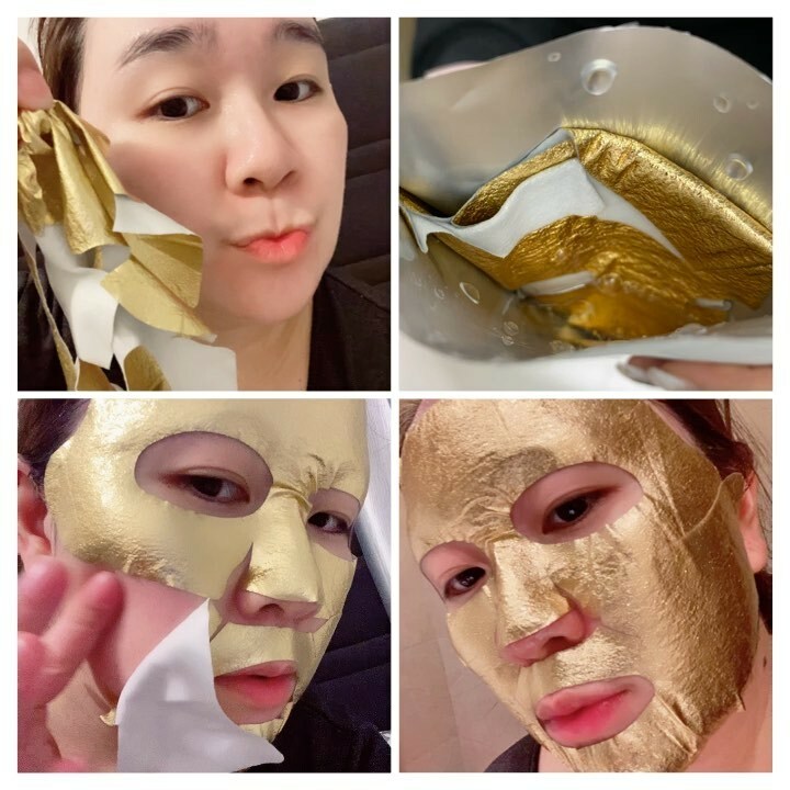 Skinbeauty 黃金藍銅面膜 (Skinbeauty 自家蠶絲面膜/自家解渴面膜/黃金藍銅面膜 任選10件以上即可享優惠) 到期日:09/26