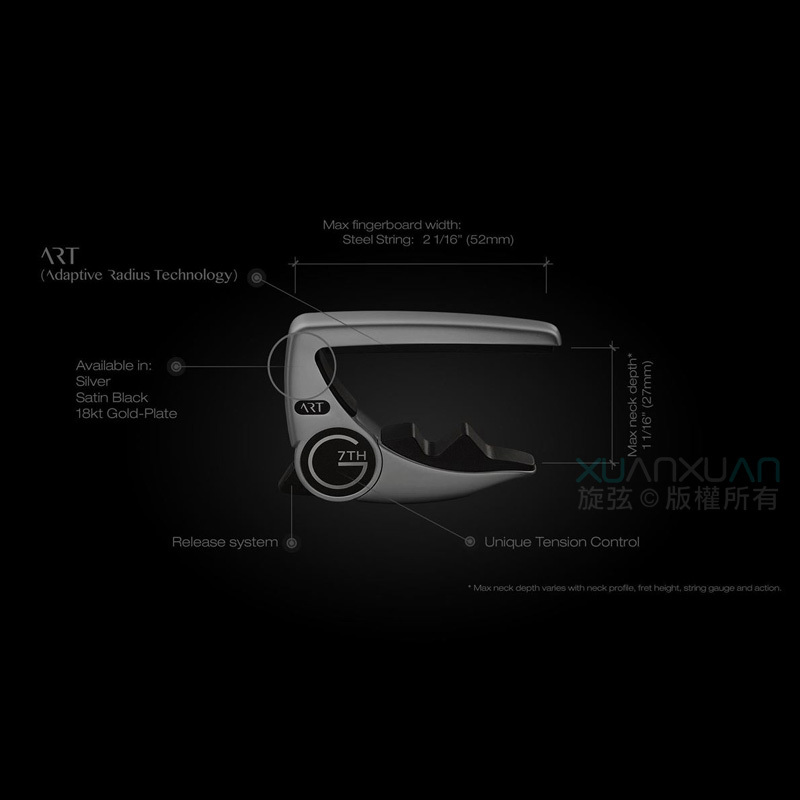 G7th G7th P3系列capo 6弦款 黑色 第 3 張圖片｜三峽吉他 / Bass