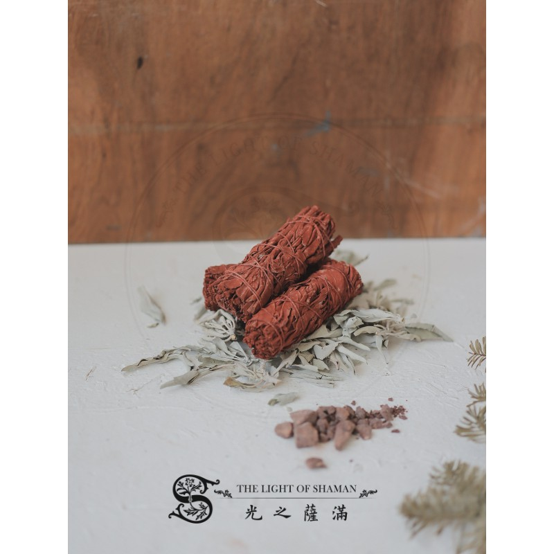 北美淨化聖品龍血白色鼠尾草混合捆 淨化又回春 大小捆－光之薩滿