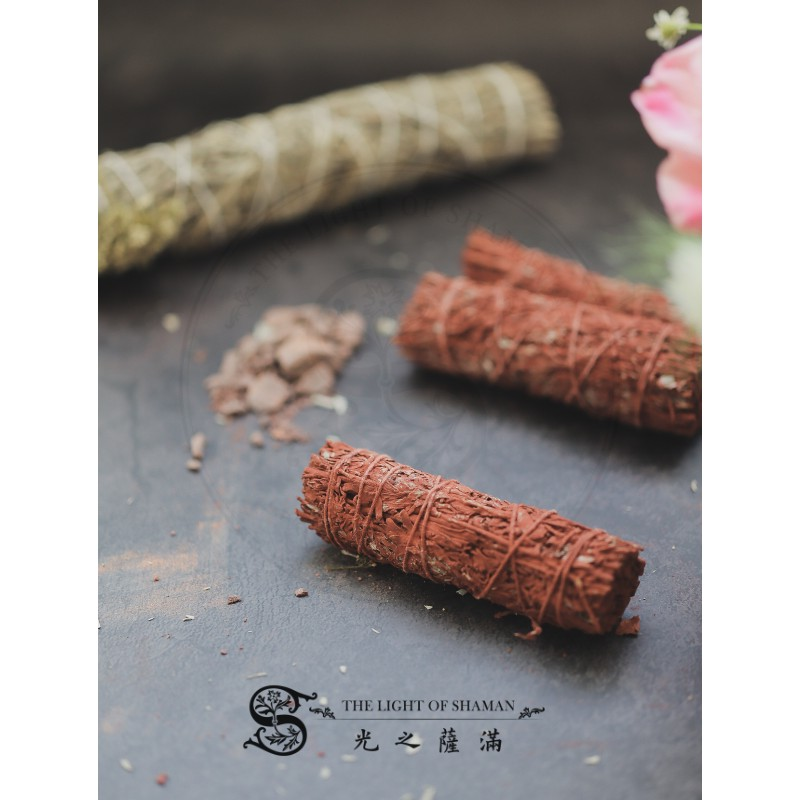 龍血藍色鼠尾草混合捆 招財又回春