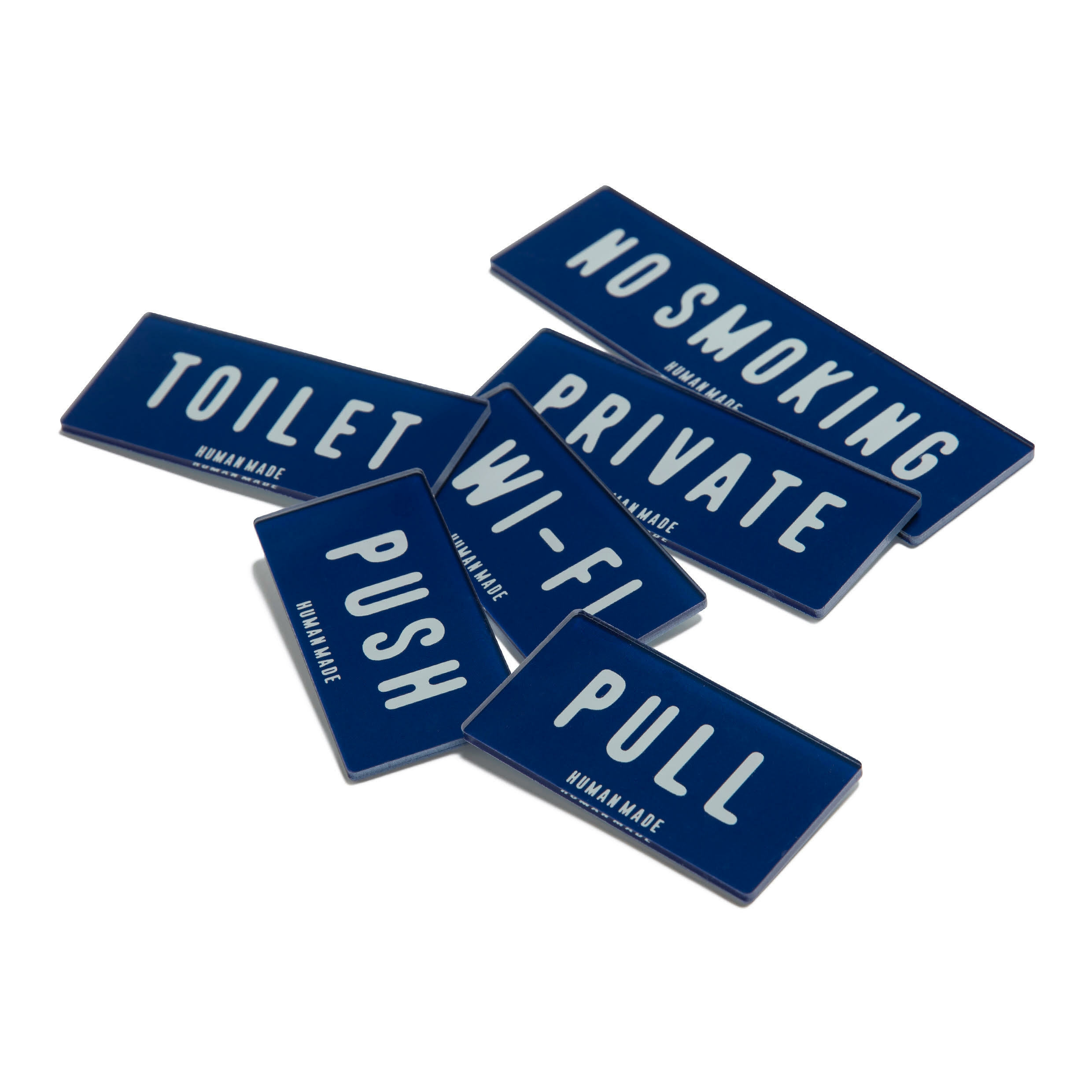 2024SS HUMAN MADE SIGN 推拉門 無線網路 請勿吸菸 廁所 標示 貼紙 WIFI PUSH PULL NO SMOKING TOILET 現貨