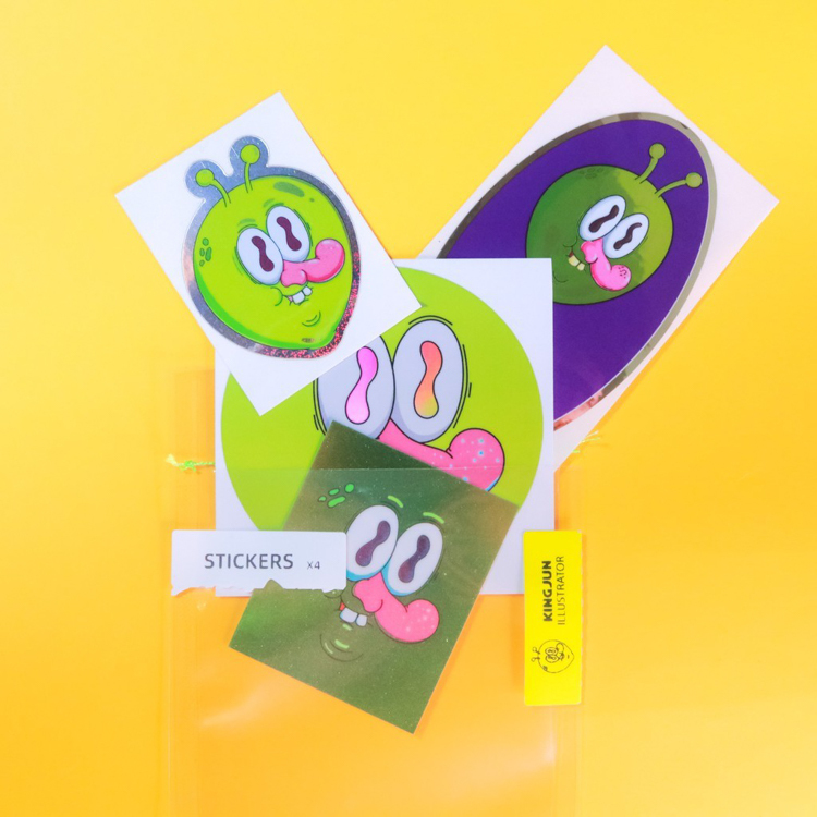 Kingjun｜防水貼紙｜BT