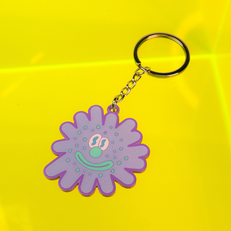 Kingjun｜吊飾｜病毒花｜紫色