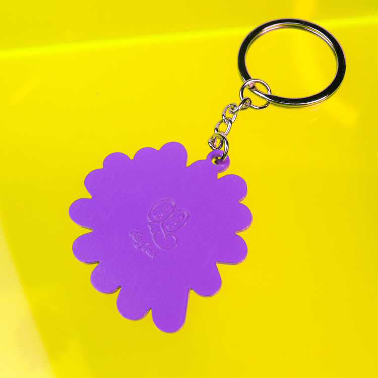 Kingjun｜吊飾｜病毒花｜紫色