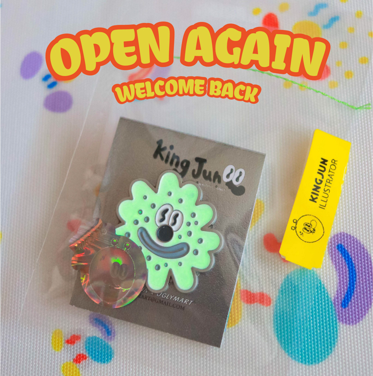 Kingjun｜勳章｜病毒花｜銀灰