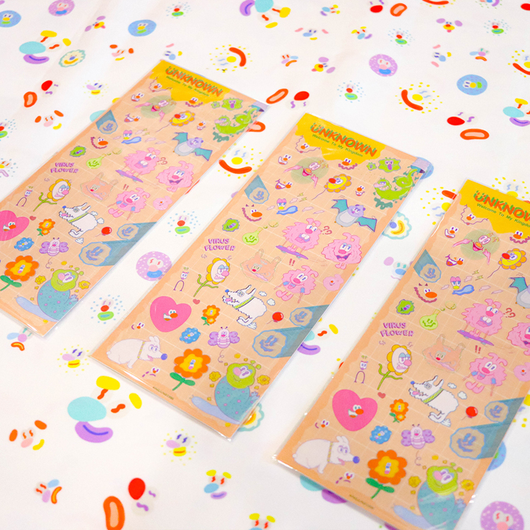 Kingjun｜透明防水割型貼紙｜UNKNOW