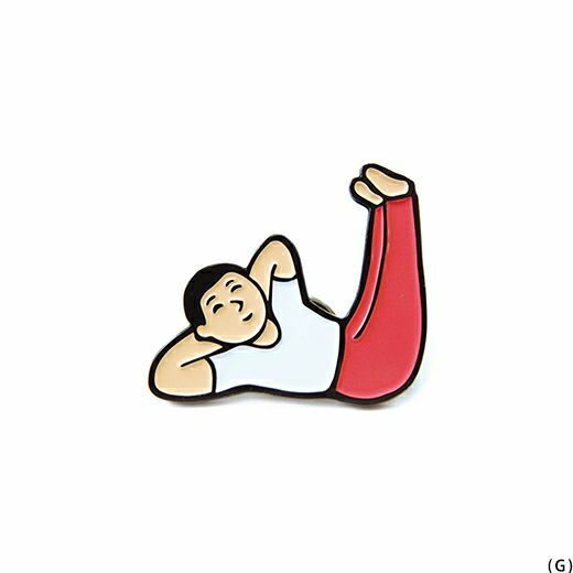 HIGHTIDE 金屬別針 胸章 男孩