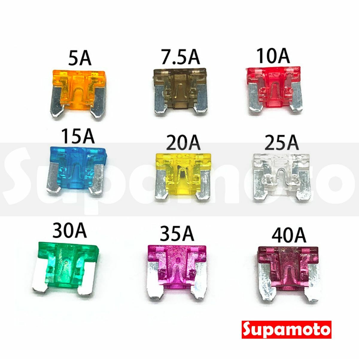 -Supamoto- 汽車 保險絲 插片 M型 音響 中型 小型 迷你 車充 USB 電瓶 保險片 ASP ATP