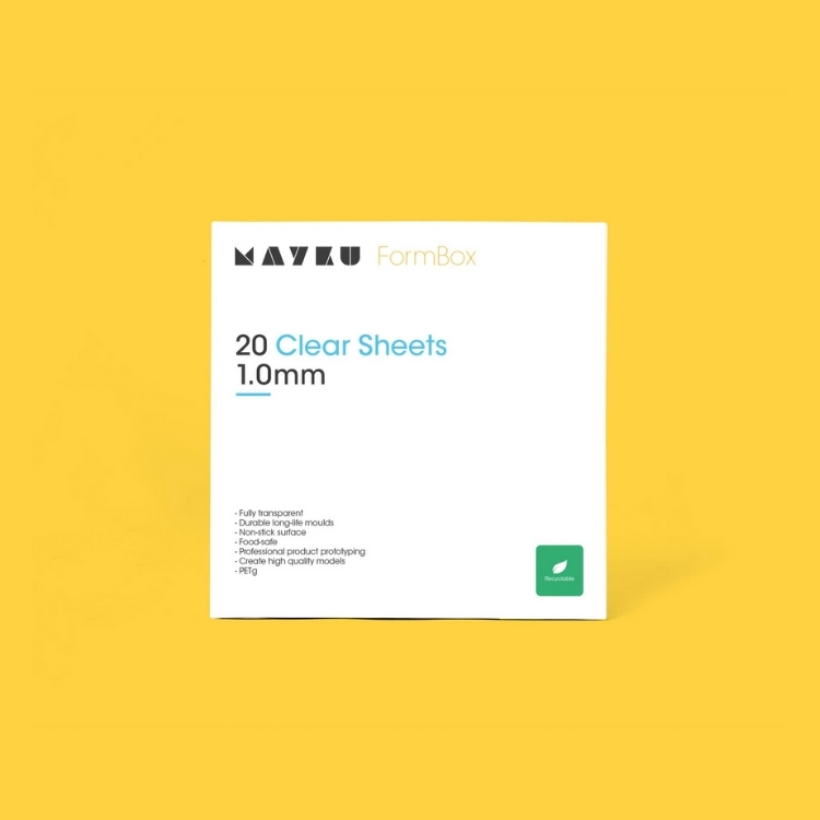 Mayku Clear Sheets 1.0mm 20 pack