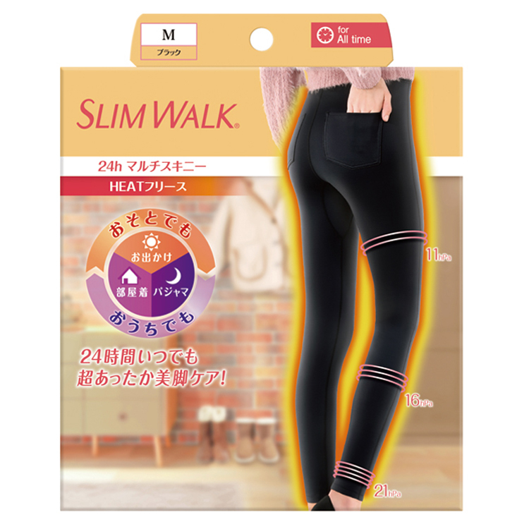 【SlimWalk】全功能美腿壓力褲(保暖絨)