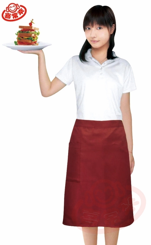 #9010防水半身圍裙-短