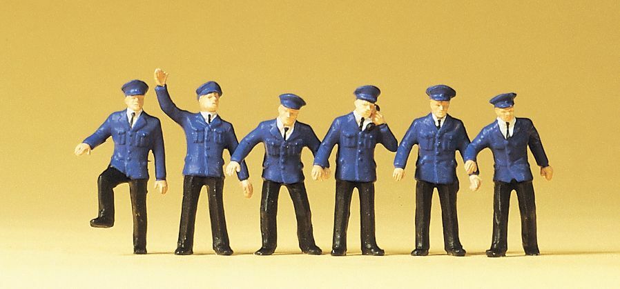 Preiser 14012 HO規 railway staff DB 鐵路工作人員