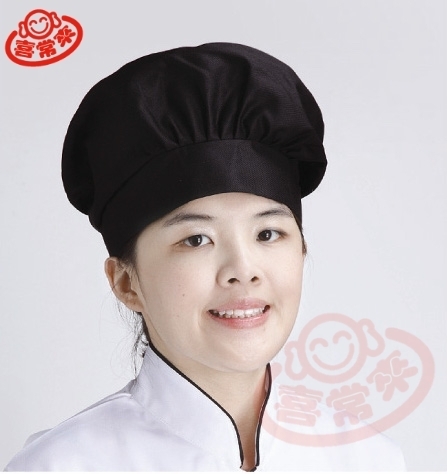 #9608 香菇帽 (黑/白）