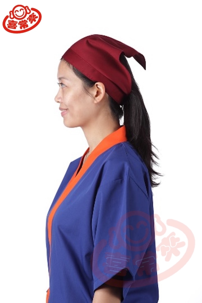 #9552 TC頭巾-素色魔貼款