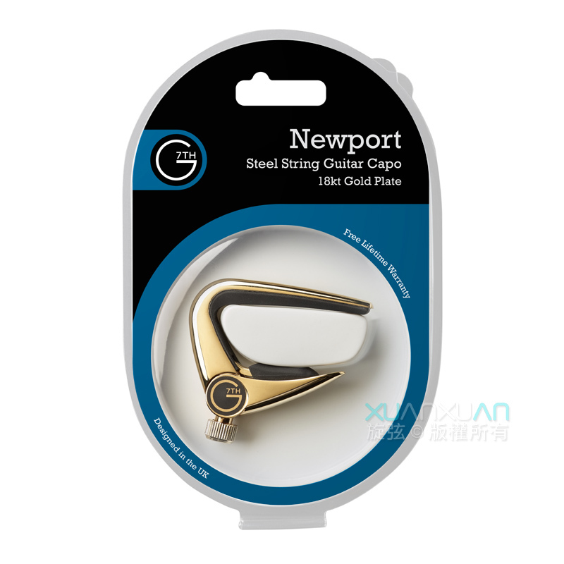 G7th G7th Capo Newport系列移調夾 6弦專用 K金 第 4 張圖片｜三峽吉他 / Bass