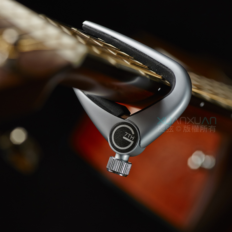 G7th G7th Capo Newport系列移調夾 6弦專用 銀色 第 3 張圖片｜三峽吉他 / Bass