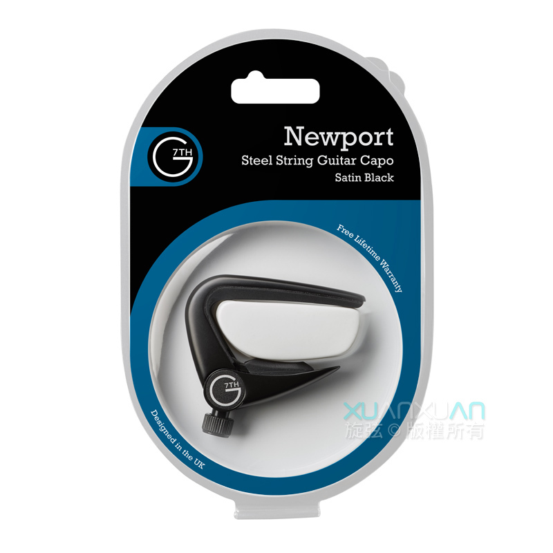 G7th G7th Capo Newport系列移調夾 6弦專用 霧黑 第 5 張圖片｜三峽吉他 / Bass
