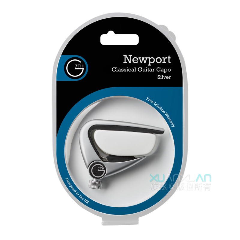 G7th G7th Capo Newport系列移調夾 古典吉他專用 銀色 第 3 張圖片｜三峽吉他 / Bass