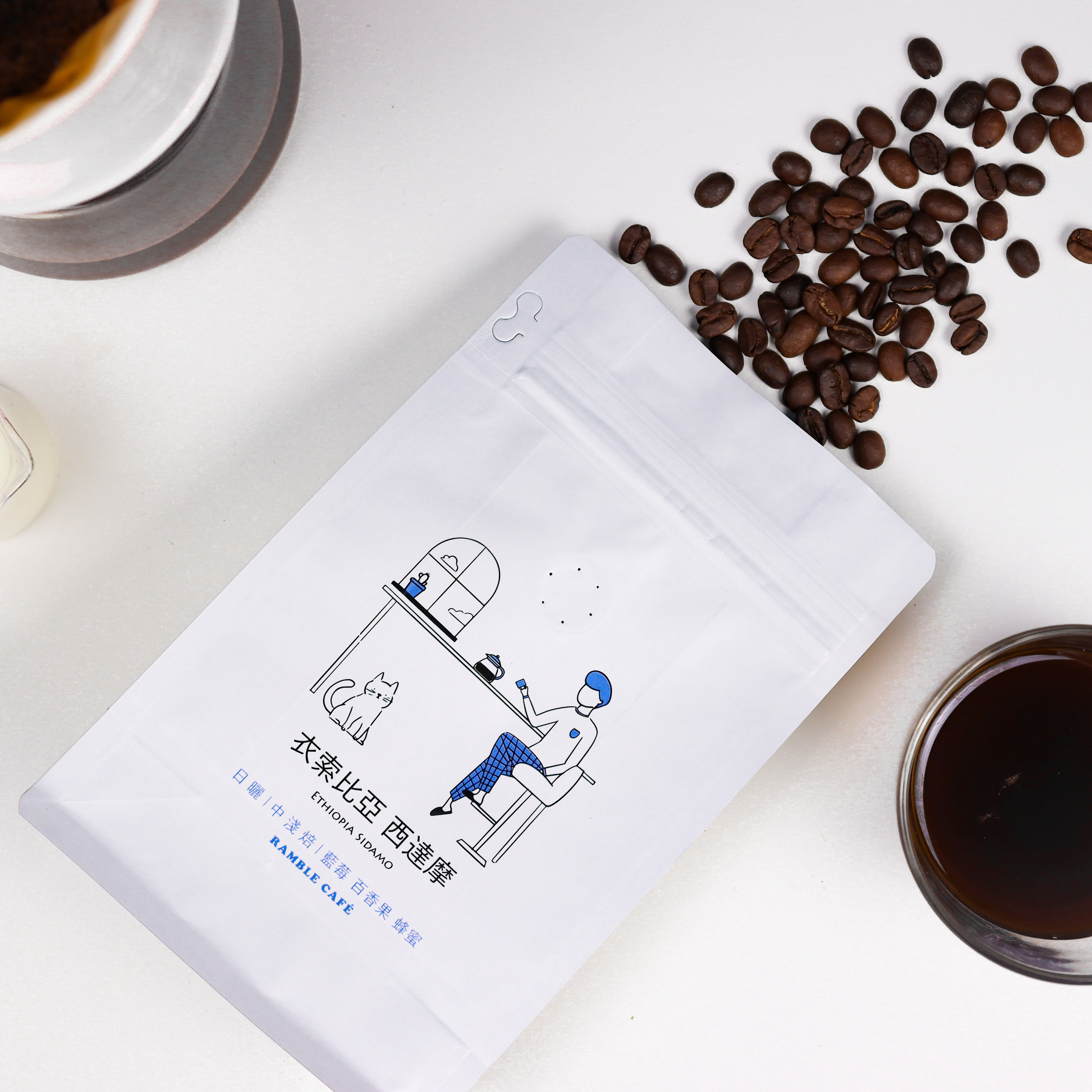 【頂級莊園｜咖啡焙豆】日曬中淺焙 衣索比亞 西達摩(±227g/包)