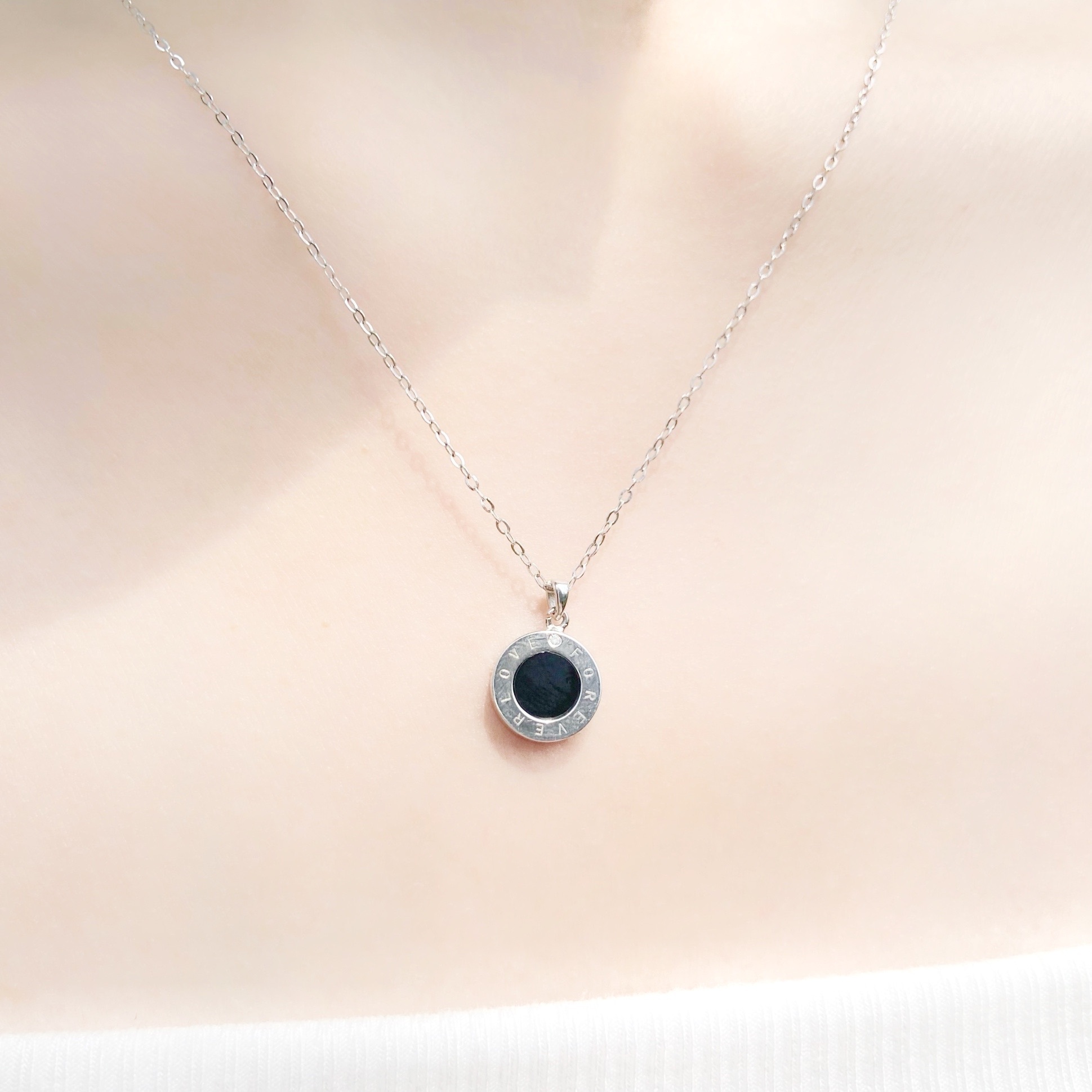 | 925純銀・白金・ 玫瑰金 | 時間替我告白項鍊 (銀/玫瑰金) | NE0334 |