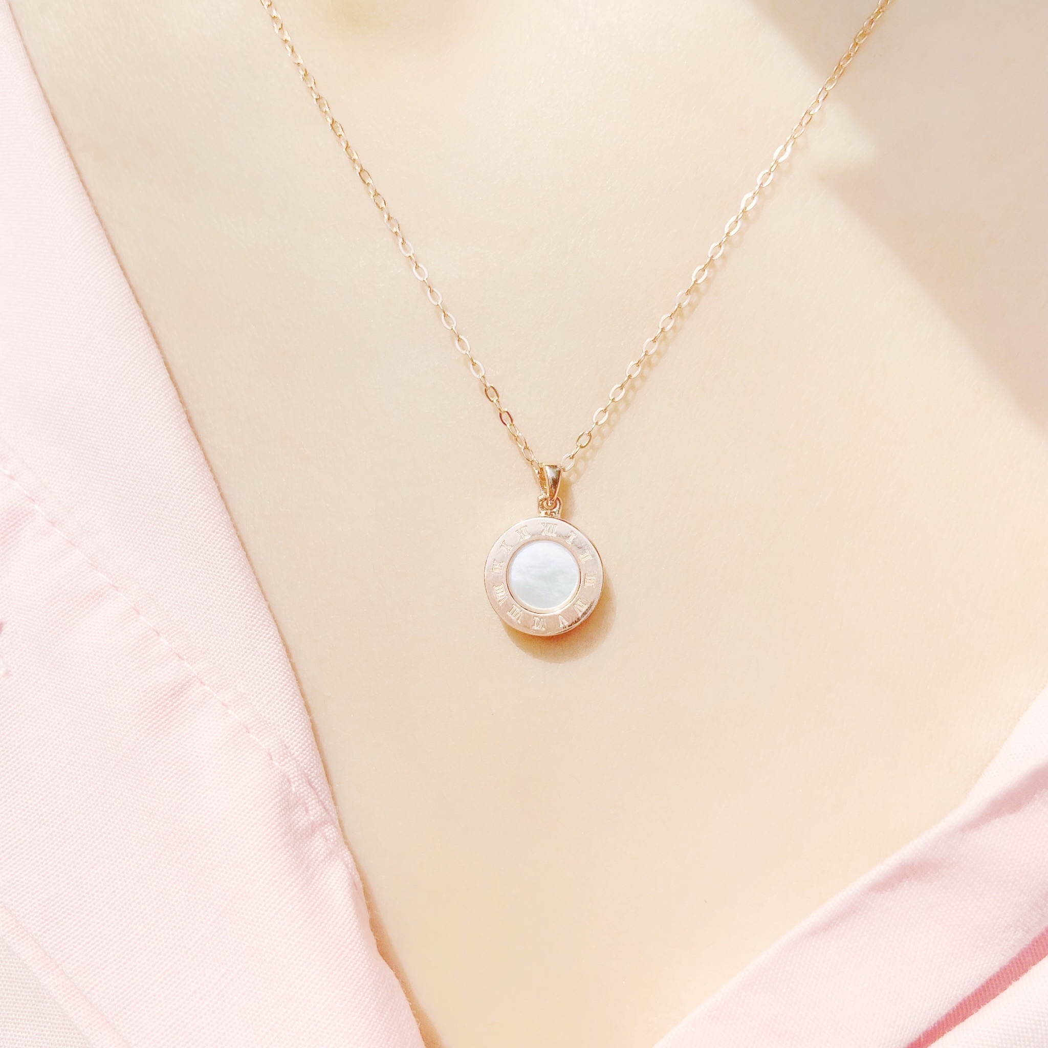 | 925純銀・白金・ 玫瑰金 | 時間替我告白項鍊 (銀/玫瑰金) | NE0334 |