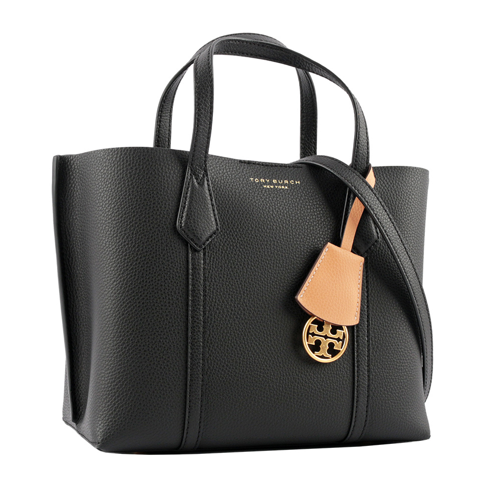 【TORY BURCH】Perry 荔枝皮革三層小托特包