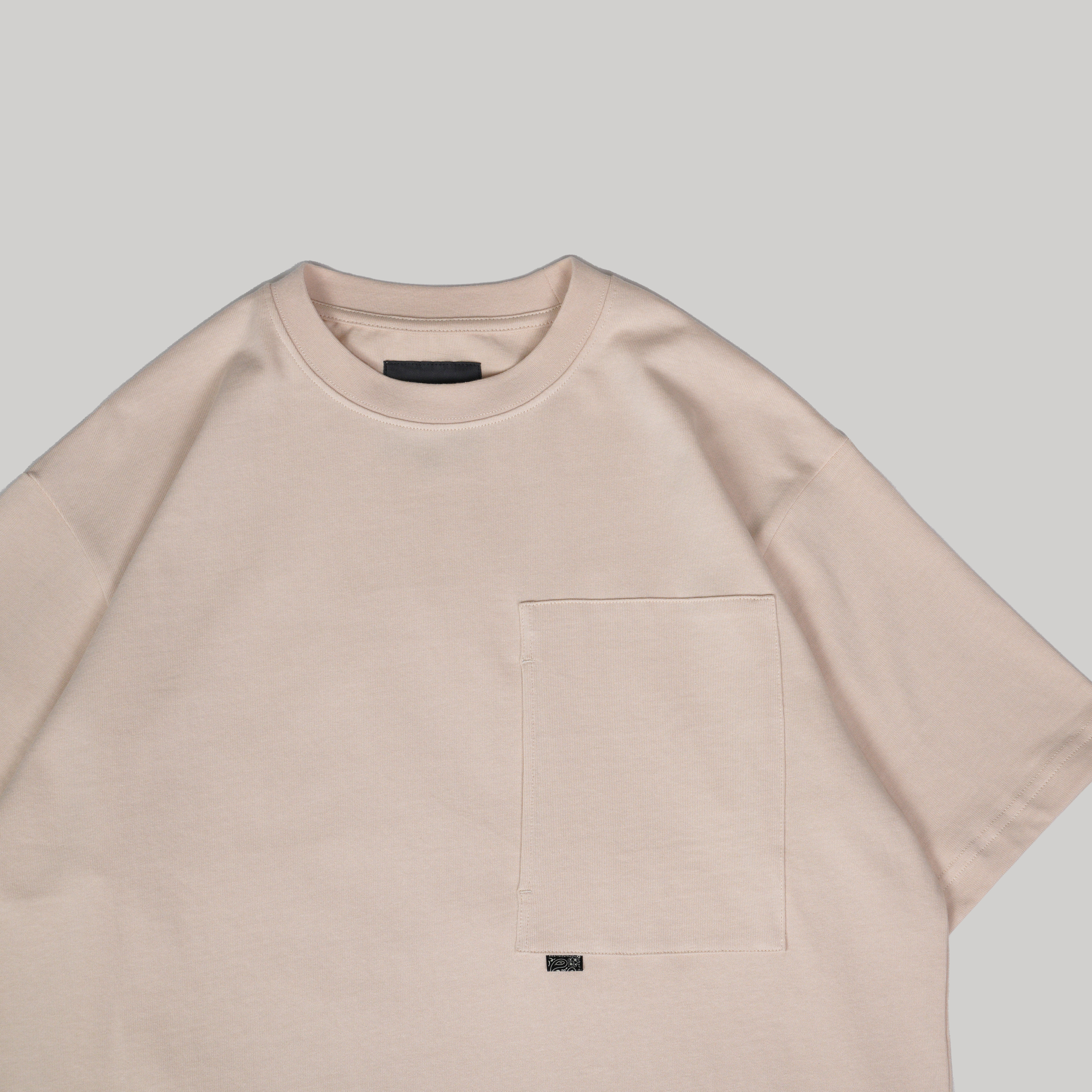Side-Open Pocket Tee - Khaki