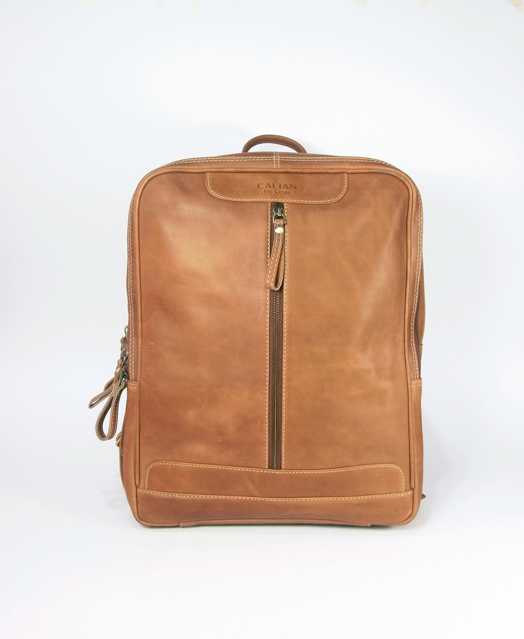 『新品上市』型男真皮復古後背包 (5284ht)