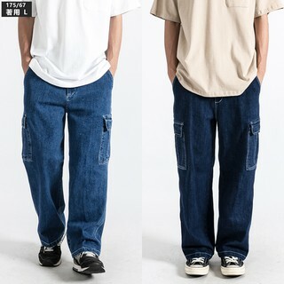 AGILITY Straight Pocket Jeans 台灣製 六口袋直筒寬鬆 牛仔 牛仔褲 【CY95】