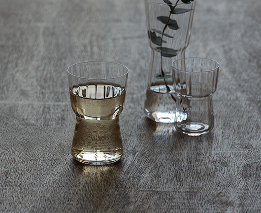 木村硝子店  MOULD GLASS 條紋玻璃杯 (M)