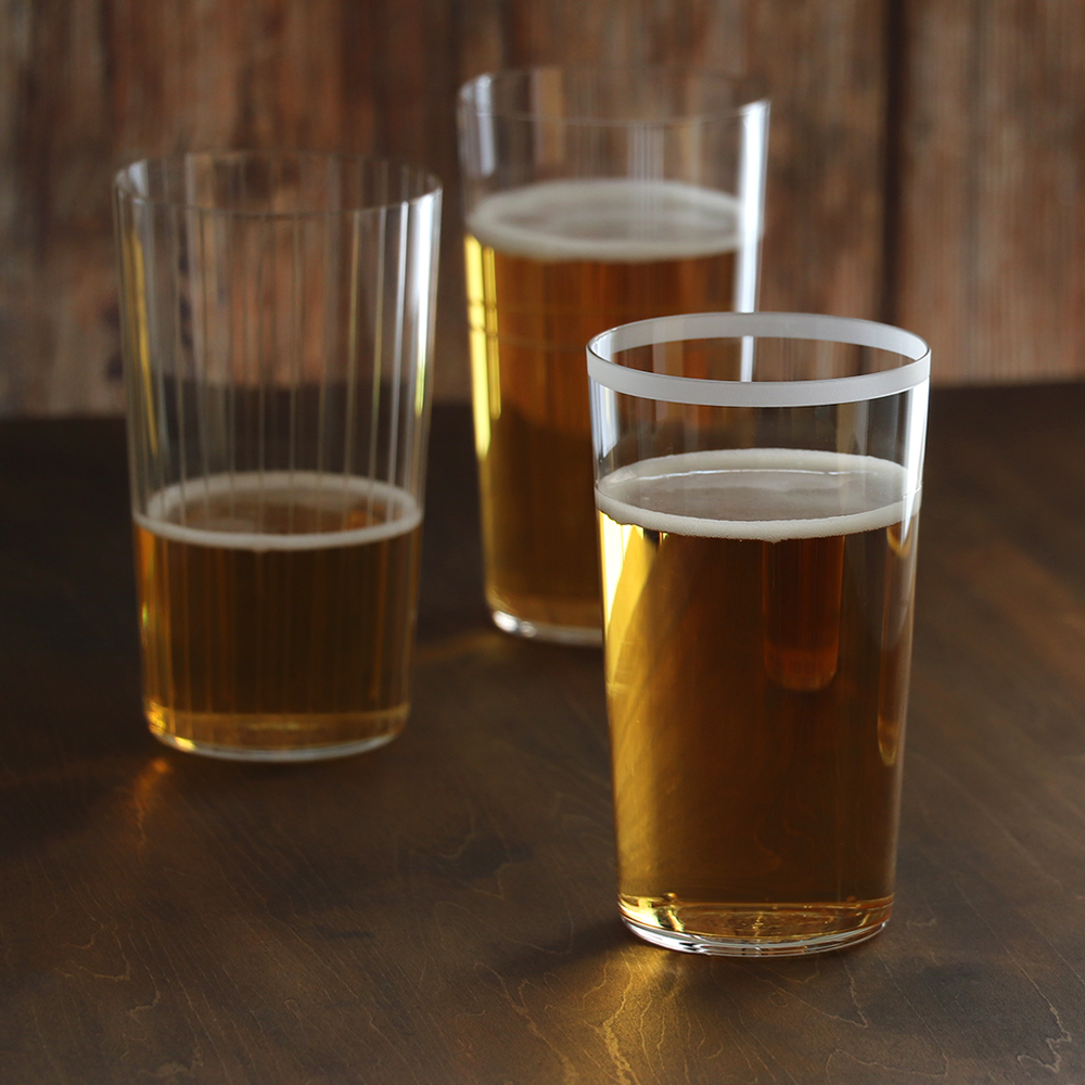 木村硝子店  SEINE 11-12 經典線紋水杯 12oz