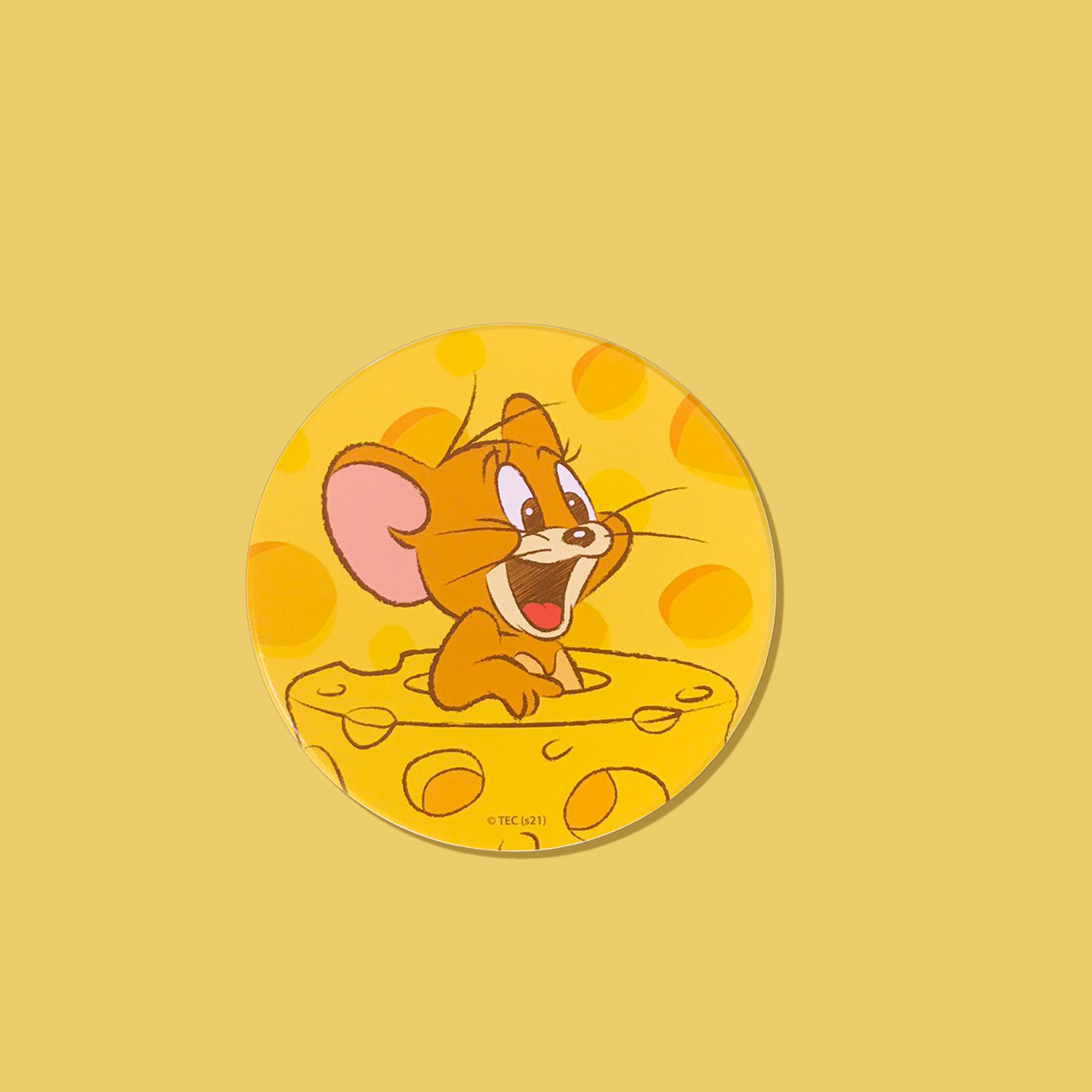 Tom and Jerry-陶瓷杯墊-起司款-Jerry側臉