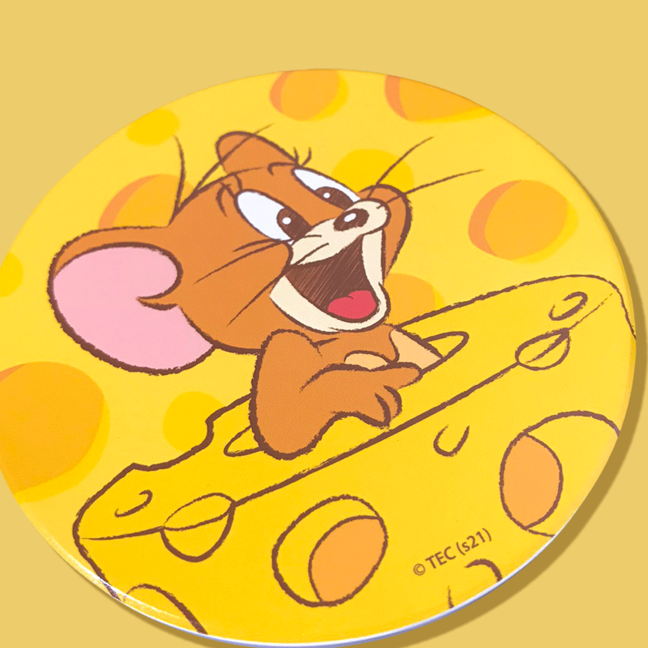 Tom and Jerry-陶瓷杯墊-起司款-Jerry側臉