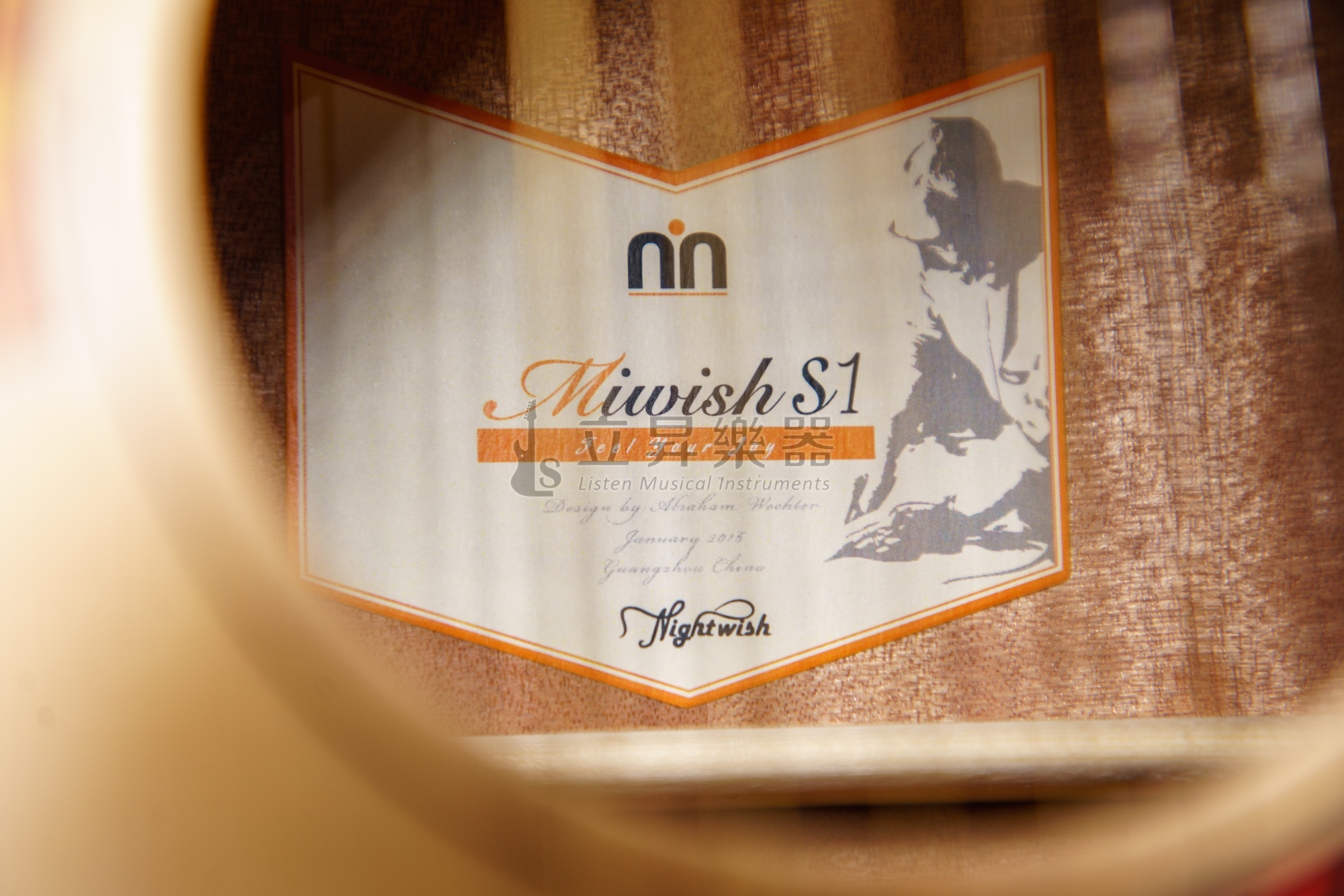 木吉他 Nightwish Miwish S1 民謠吉他 MW-DSNC 面單41吋 D桶缺角 奧古曼雲杉面板 消光 附原廠厚袋 雲杉面單 MWDSNC 第 6 張圖片｜三峽吉他 / Bass