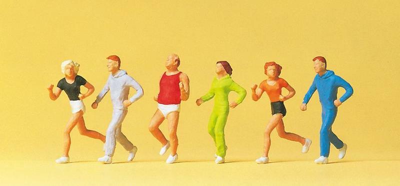 Preiser 14078 HO scale, Jogger