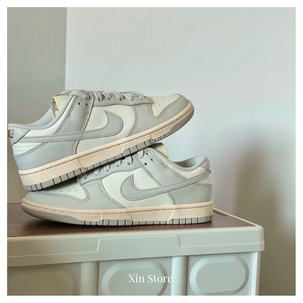 【現貨】Nike Dunk Low Light  Bone 低筒 米白 灰 骨白