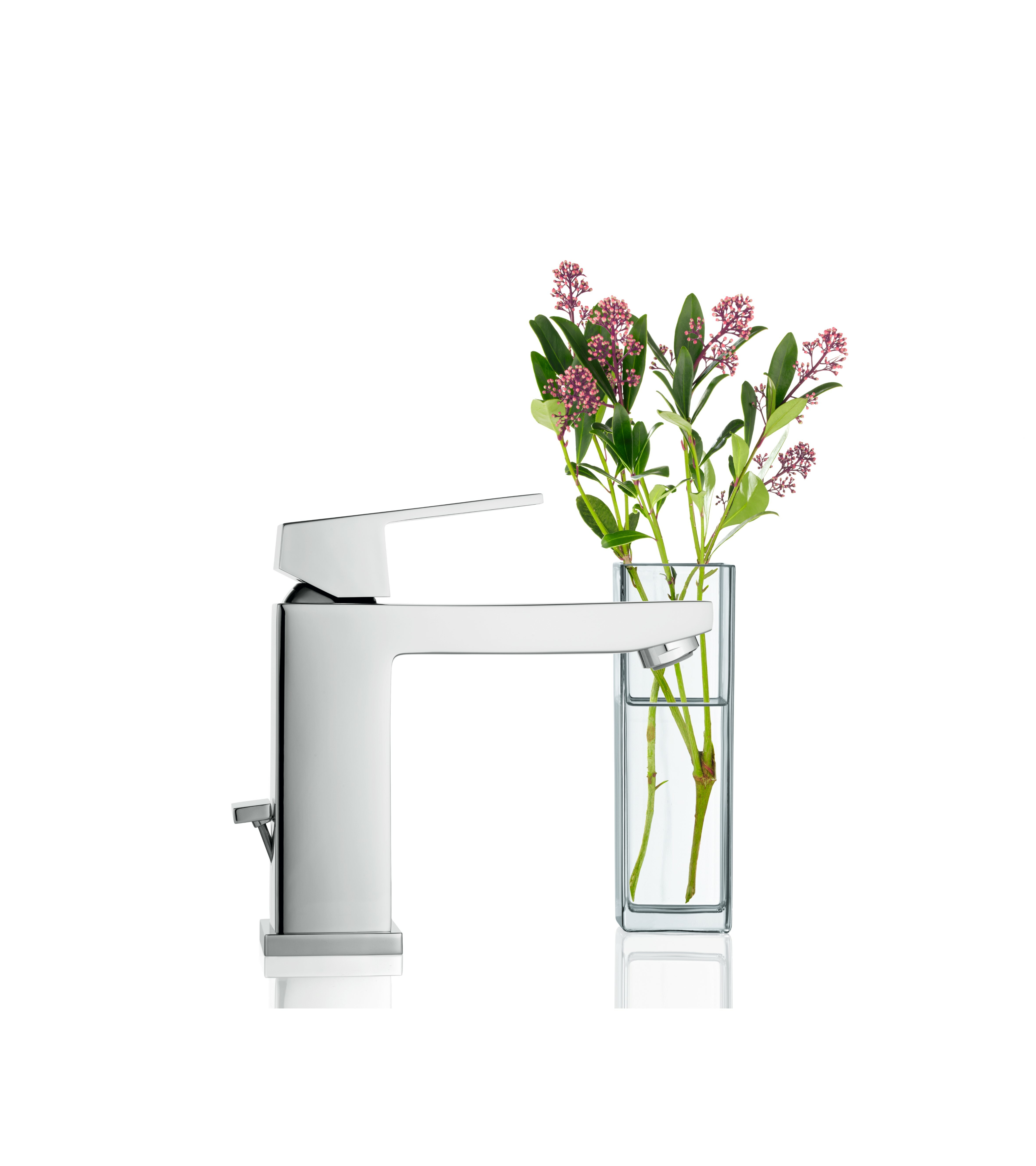 【預購】GROHE｜ EUROCUBE 單槍面盆龍頭 (鉻色) 23445000