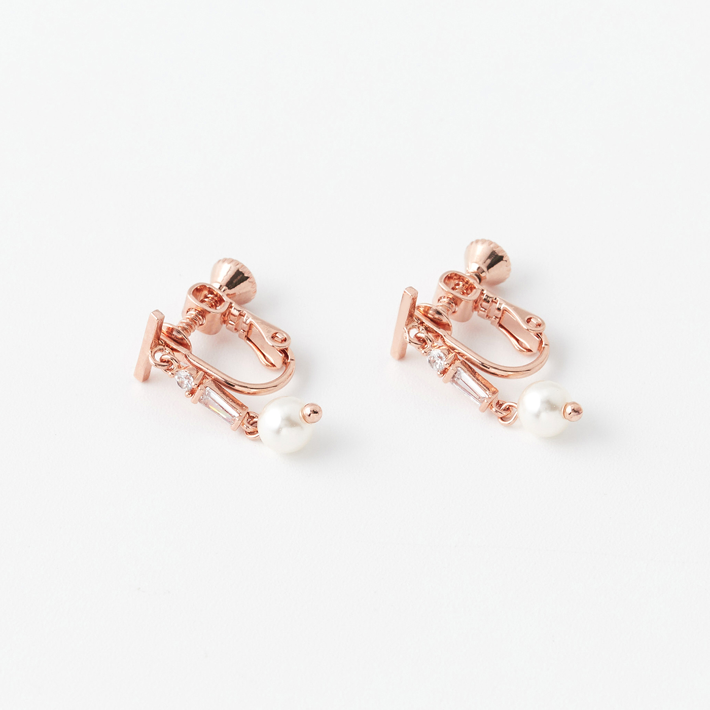 韓國,珍珠,耳夾