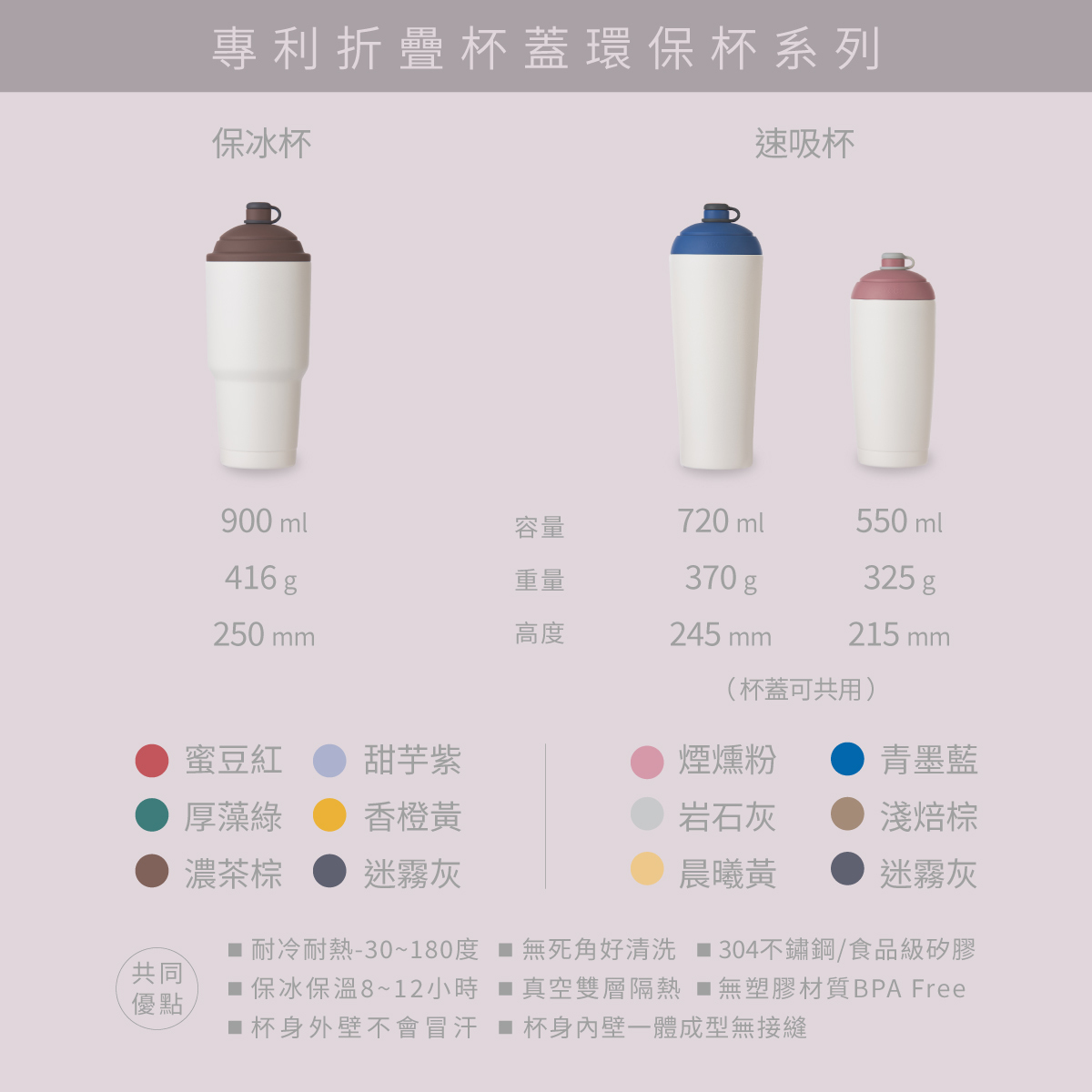 【コンビネーションオファー】YCCTクイックサクションカップ第2世代720ml + 550ml - 水筒・タンブラー・ピッチャー - ステンレススチール 多色